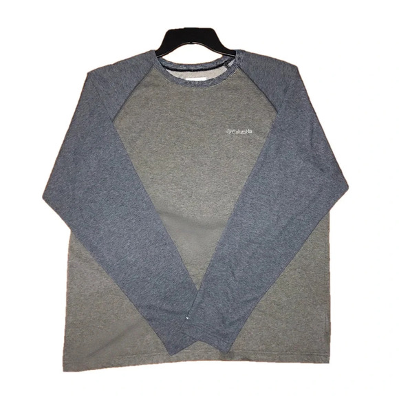 Men’s Long Sleeve Columbia’s T-Shirt - Size XL - Grey & Blue - Picture 1 of 5